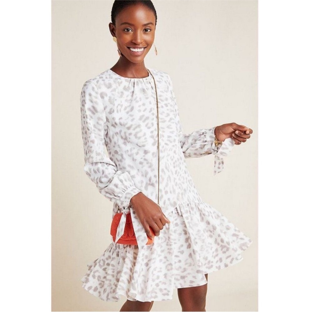 Anthropologie Mare Mare Cheetah Dress